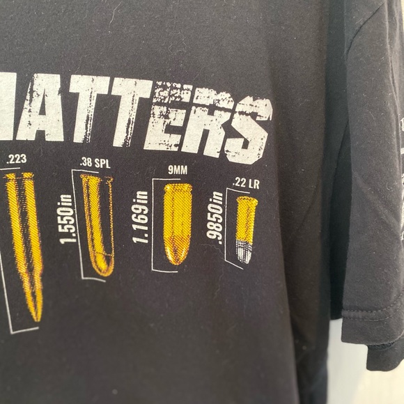 Grunt Style Size Matters Tee Shirt XL - Picture 7 of 7